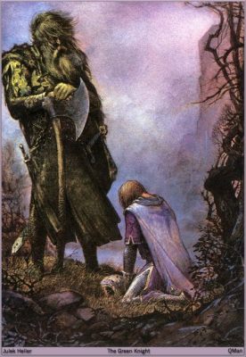  Sir Gawain och den gröna riddaren! En saga om mod, hedervärdhet och en listig räv.