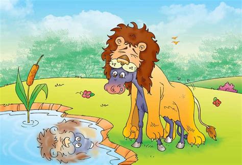  The Donkey and the Lion: A Tale of Unexpected Courage and the Dangers of Pride!