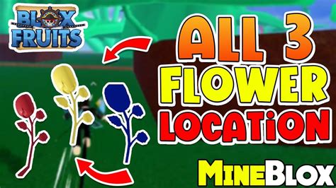 Where are the 3 flowers in blox fruits, and how do they intertwine with the mysteries of the sea?